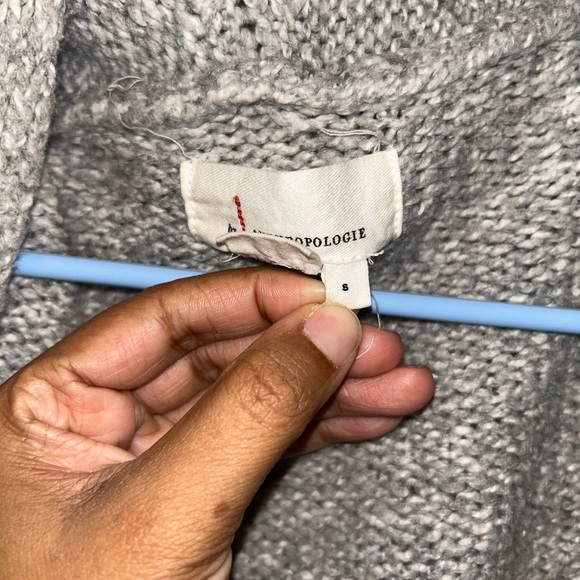 Anthropologie Light Gray Women's Cardigan - Picture 4 of 7